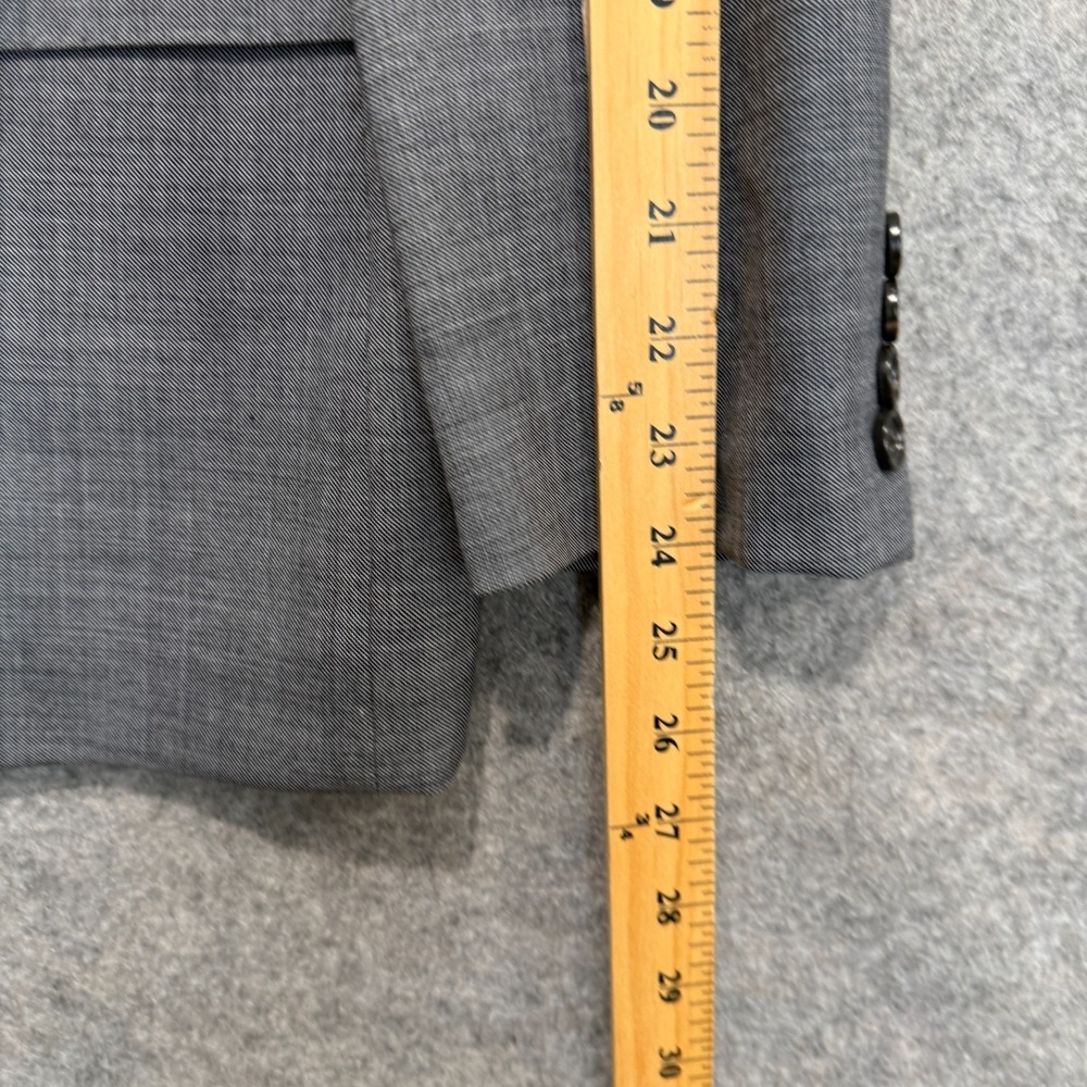 J. Crew Factory Gray Men's Two-Button Blazer - Picture 5 of 16